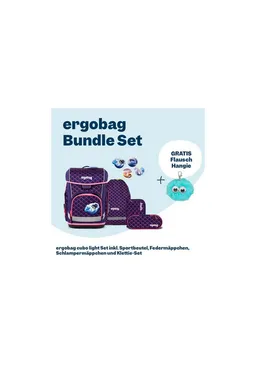 Ergobag Ergobag Schulranzen cubo light Bundle Set (5-tlg., 6-teiliges Set), wiegt nur 860g – Produktbild 1 von 1