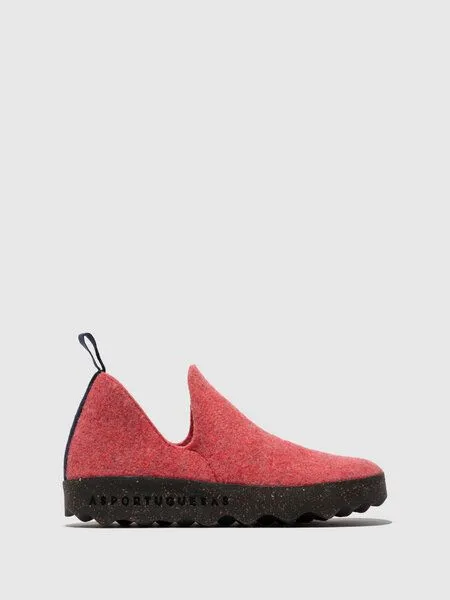ASPORTUGUESAS ASPORTUGUESAS Filz Slip-On Sneaker City, Ruby red, – Produktbild 1 von 4