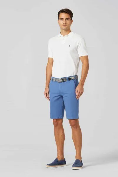 Meyer MEYER Baumwoll Stretch Bermuda, Blau (blau), – Produktbild 2 von 4