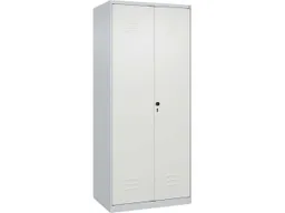 C+P C+P Wäsche-Spind Classic PLUS, 2 Abteile, 1850x800x500mm, Lichtgrau/Verkehrsweiß – Produktbild 1 von 1