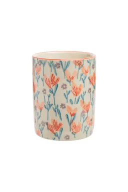 Tranquillo Zahnbürstenhalter DOUCEUR FLORALE - blau – Produktbild 1 von 1