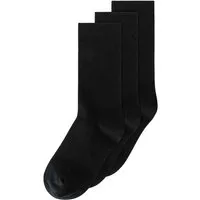 MELA Baumwoll-Socken GOTS, 3er-Pack, Schwarz, – Produktbild 1 von 1