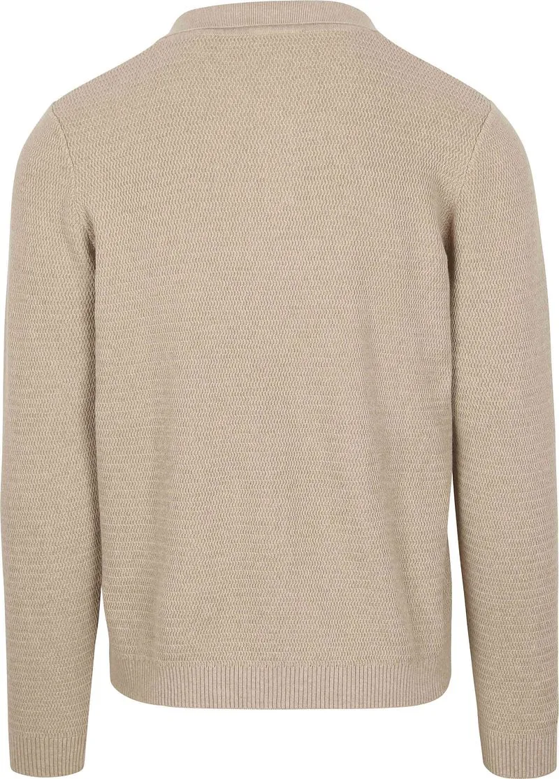 Suitable Suitable Pullover Riva Structure Melange Sand - Größe XXL, Beige, – Produktbild 1 von 5