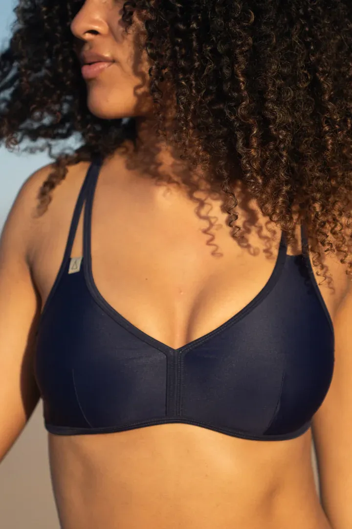 Inaska Inaska Damen vegan Bikinioberteil Multiway Chill Dunkelblau, Extra dunkelblau, – Produktbild 2 von 2