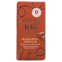 Rhythm 108 Schokolade mit Haselnuss-Trüffel-Füllung, vegan – Produktbild 1 von 1