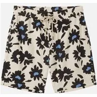 recolution Herren Shorts aus Leinen und LENZING ECOVERO Viskose Mix - CURRY BLOOM - recolution, Electric blue (blau), – Produktbild 1 von 1