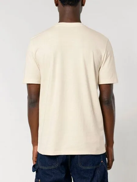 Human Family Human Family Bio Unisex Rundhals T-Shirt "Mountain Silhouette", Natural, – Produktbild 3 von 4