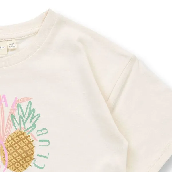 Sense Organics Sense Organics Kinder T-Shirt mit Sommerdruck, Modell SOPHIE, Früchte-druck, – Produktbild 4 von 4