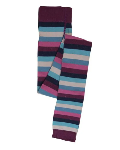 grödo grödo Damen Leggings 6-farbig geringelt Bio Baumwolle Elasthan, Korduan-marine, – Produktbild 3 von 3