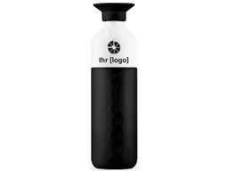 Dopper Dopper Trinkflasche "Steel" 800 ml inkl. 1-farbigem Aufdruck, deep black – Produktbild 1 von 1