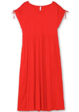 sheego Jerseykleid rot – Produktbild 1 von 1