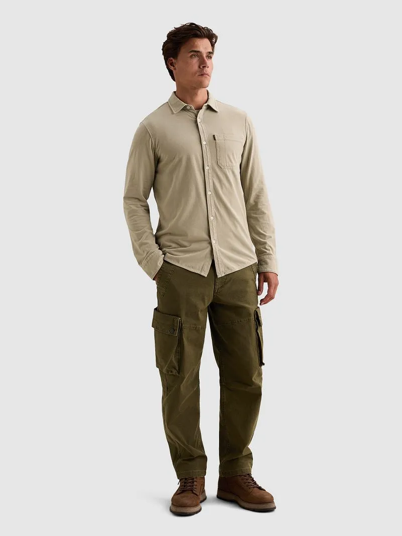 PME Legend PME Legend Jersey Shirt Abbey Stone - Größe XL, Beige, – Produktbild 1 von 5