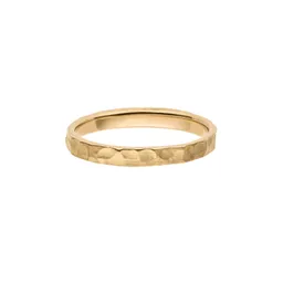 Maren Jewellery Moon Hammerstruktur Ehering - 58 / 18 Karat Gelbgold – Produktbild 1 von 1