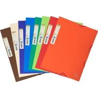 Exacompta 25 Exacompta Sammelmappen "Forever", 380 g/m², DIN A4, Gummizug, 3 Klappen, sortiert – Produktbild 1 von 1