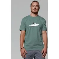 watapparel watapparel T-Shirt Unisex Fly me to the moon, Green bay, – Produktbild 1 von 1