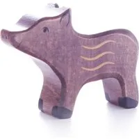 Holztiger Holztiger Holzfigur "Frischling" Wald und Wiese Maße 7,5 x 1,9 x 4,5 cm – Produktbild 1 von 1