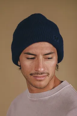 Trendsplant Trendsplant Campana Cuff Beanie Navy – Produktbild 1 von 1