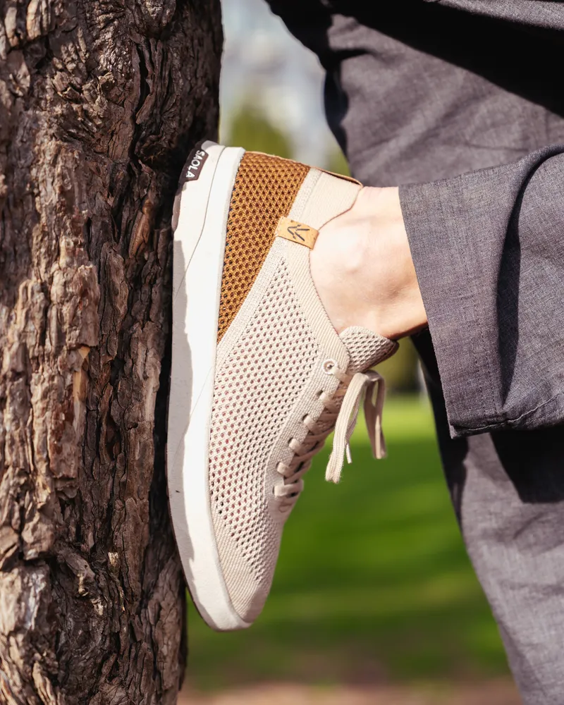SAOLA SAOLA Herren vegan Sneaker Herren Ezo Cashew, Braun, – Produktbild 2 von 2