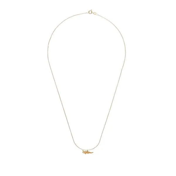 BELLYBIRD Jewellery BELLYBIRD Jewellery Kinderkette - kleines Krokodil, Anhänger/ Silber/ Silber vergoldet, Silver, – Produktbild 4 von 4