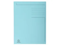 Exacompta 50 Exacompta Aktenmappen "Forever", 3 Klappen, 280 g/m², DIN A4, hellblau – Produktbild 1 von 1