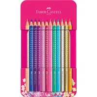Faber Castell Faber-Castell Buntstifte "Sparkle", 12er-Set im Metalletui – Produktbild 1 von 1