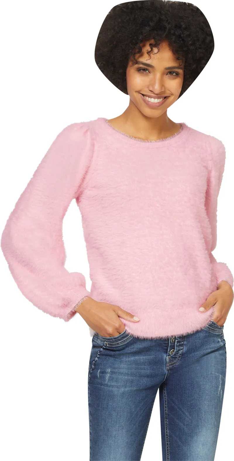 heine Strickpullover hellrosé, Hellrosé, – Produktbild 2 von 2