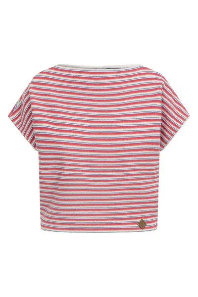 Stapf Damen Shirt Evi, Écru watermelon rauchblau, – Produktbild 1 von 4