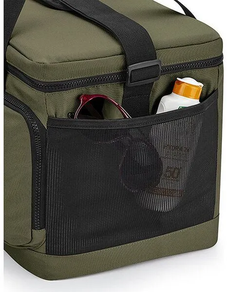BagBase BagBase Recycelte große Kühltasche, als Schulter- oder Tragetasche verwendbar Messenger Bag, Grau (pure), – Produktbild 4 von 4