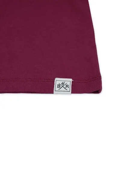 Band of Rascals Band of Rascals Basic T-Shirt, Bordeaux, – Produktbild 3 von 3