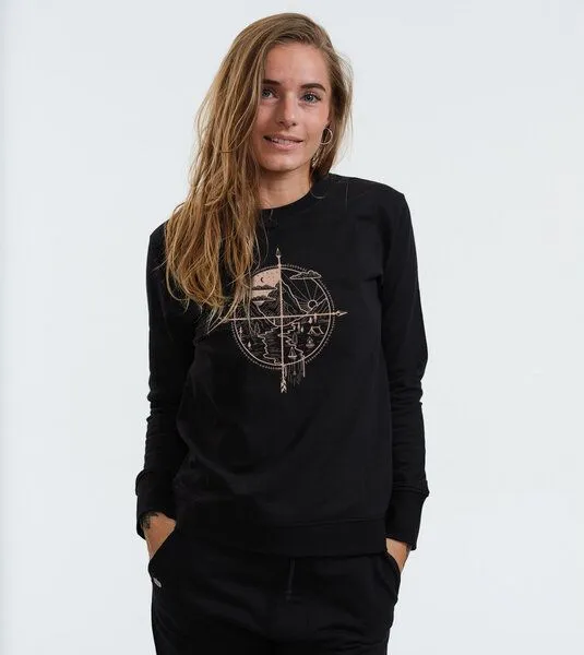 Gary Mash GARY MASH Sweatshirt Anoka Alfresco aus Biobaumwolle, Schwarz, – Produktbild 3 von 4