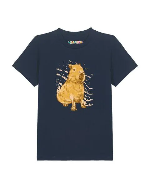 watabout.kids watabout.kids T-Shirt Kinder Capybara, French navy, – Produktbild 1 von 2