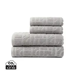 Vinga VINGA Verso Handtuch aus OCS Bio-Baumwolle, 4er-Set, grau, Grau, – Produktbild 1 von 1