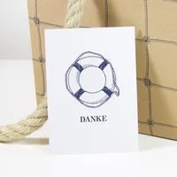 Bow & Hummingbird Bow & Hummingbird Postkarte Danke – Produktbild 1 von 1