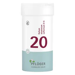 Biochemie Pflüger Schüßler-Salze Biochemie Pflüger 20 Kalium alum.sulf.D 6 Tbl. – Produktbild 1 von 1