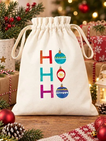 MelaDi MELAdi Geschenkbeutel aus Biobaumwolle - 3er Set Geschenkbeutel – Produktbild 4 von 4
