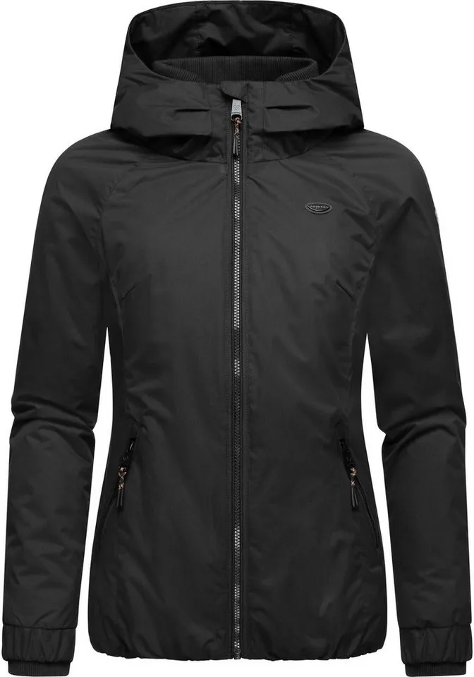 ragwear ragwear Winterjacke Dizzie Warm Wasserdichte Damen Jacke mit Kapuze, Schwarz, – Produktbild 2 von 5
