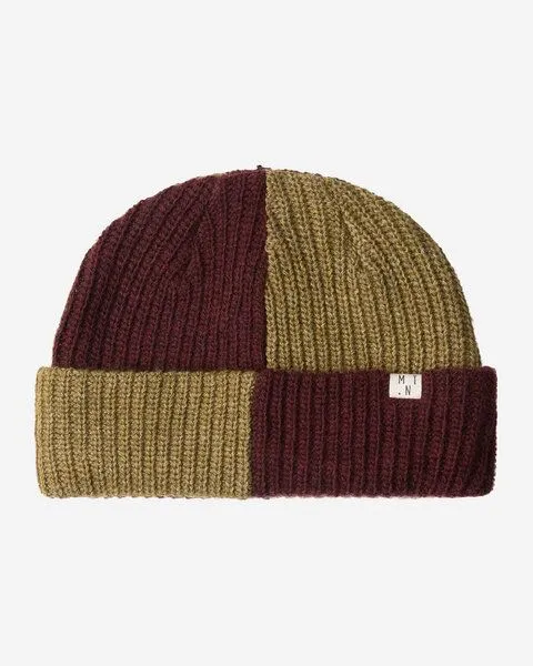 MATONA Matona Fischermütze | Fisherman Beanie | aus Wolle und Baumwolle | GOTS-zertifiziert, Pear - bordeaux, – Produktbild 2 von 2