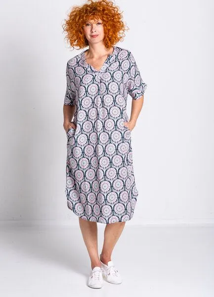 Heidekönigin Heidekönigin Viskose Kleid, Gletscher, – Produktbild 3 von 3