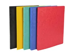 Exacompta 20 Exacompta Ringbücher, Colorspan-Karton, 355 g/m², DIN A4, 2 Ringe, sortiert – Produktbild 1 von 1