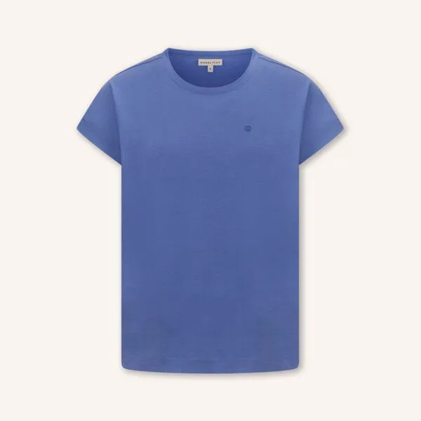 NORDLICHT NORDLICHT Turns T-Shirt Nela aus 100% Baumwolle, Blau, – Produktbild 1 von 4