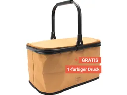 Einkaufskorb "Cool Basket" isoliert, 36 l, klappbar, inkl. 1c-Gratisdruck, sand – Produktbild 1 von 1