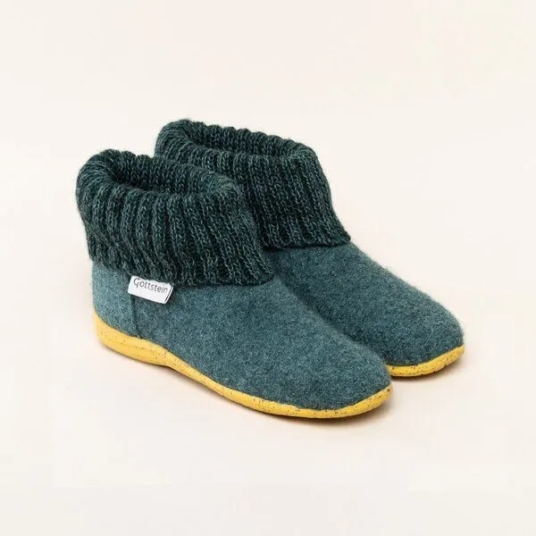 Gottstein Gottstein Kinder Hüttenschuh Alpine Boot RU für Jungen & Mädchen, Dunkel-grün, – Produktbild 1 von 3