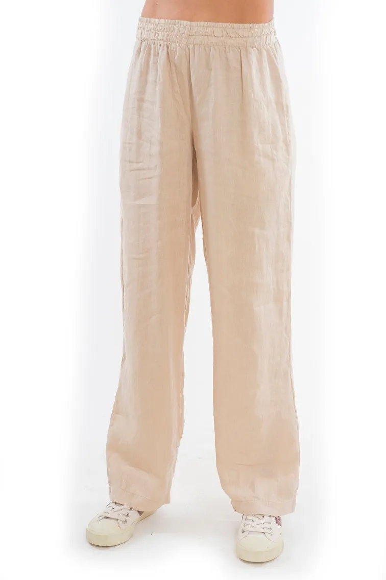 RAVENS VIEW IBIZA RAVENS VIEW IBIZA Damen vegan Hose Amalfi Sand Beige, Beige, – Produktbild 2 von 2