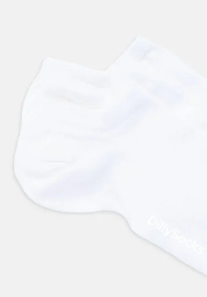 DillySocks DillySocks Sneakersocken „One Color Shorties“, Snow white, – Produktbild 4 von 4