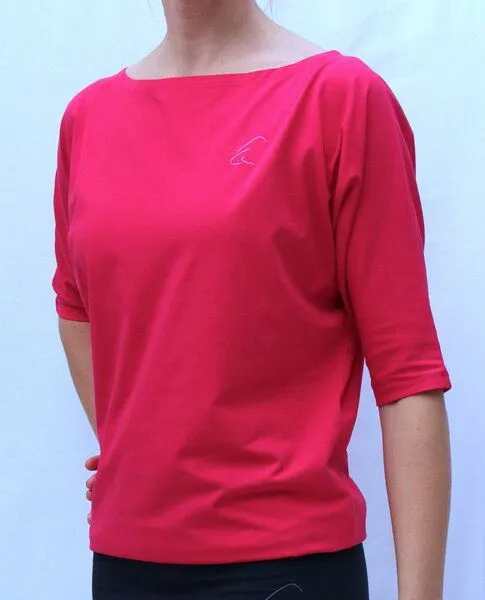 ESPARTO ESPARTO Halbarmshirt Sadaa, Raspberry, – Produktbild 2 von 4