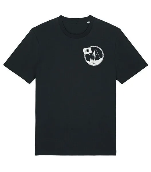 päfjes päfjes - Hi Hai Haidrun - Baumwoll Männer T-Shirt, Schwarz, – Produktbild 1 von 4