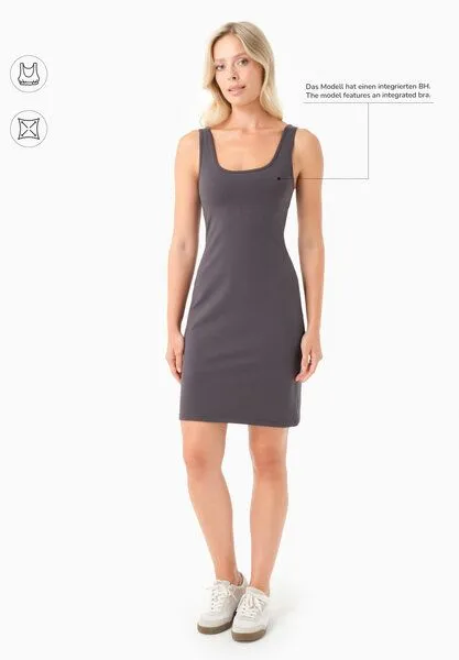 ORGANICATION ORGANICATION DARRIA | Kleid aus Bio-Baumwolle, Shadow, – Produktbild 2 von 4