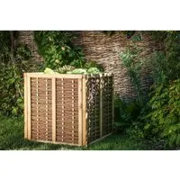 Hochbeet aus Kiefer und Weide, Bausatz B 80 x T 80 x H 80 cm, Grundelement – Produktbild 1 von 1