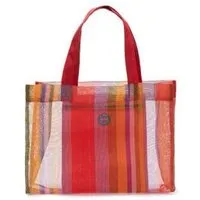 Smateria Smateria Limited Edition – Shopper transparent, Rot gestreift (mehrfarbig), – Produktbild 1 von 1