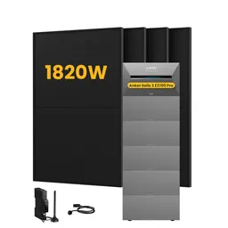 Anker Anker SOLIX Solarbank 3 E2700 Pro, mit 4 x 455 Bifaziale Solarmodule, by Powerness - 16kWh / 1 x Smart Meter / Selbstabholung – Produktbild 1 von 1